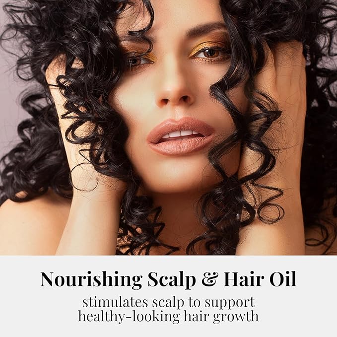 HERBION Naturals Rosemary Hair Oil, 3.4 fl Oz: Ultimate Hair Growth Oil, Infused with Essential Oils for Scalp and Hair Care, Hair Growth Serum with Lavender & Tea Tree, Glass Bottle