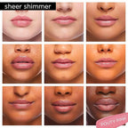 Pure Illumination Light-Up Lip Gloss with LED-Lit Applicator Brush + Side Mirror, Non-Sticky, Moisturizing Hydrating Lip Glosses with Lanolin, Jojoba Oil, & Vitamin E, Pouty Pink