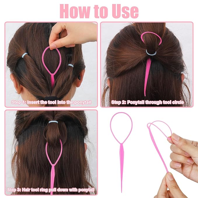 2000 Pcs Elastic Hair Rubber Bands for Girls, 24 Colors Small Girl Hair Ties Baby Hair Ties Elastic Rubber Bands with Hair Loop Styling Tool Hair Accessories for Toddler Baby Girl Hair