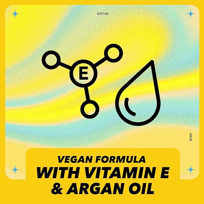 Got2b Curled Hair Spray Oil, 4oz, for curl types 3-4, curly and coily hair, helps control frizz and nourishes the scalp