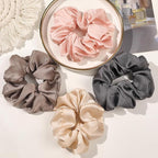 Hair Scrunchies for Women - Hair Ties No Damage Both for Thick Hair or Thin Hair Curl Hair No Crease Scrunchies Ponytail Holder No Hurt Your Hair