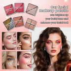 Makeup Kit for Women Girls, Fashionable Make Up Present Set for Beginners Professionals Traveler with Case, Makeup Essential with Eyeshadow Palette, Lip Gloss, Mascara,Foundation Face Primer(Rainbow)