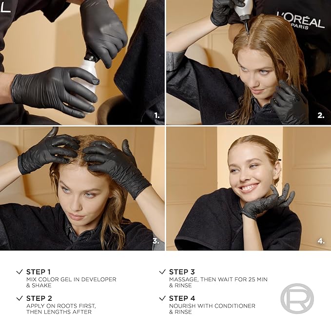 L'Oreal Paris Superior Preference Luminous Fade-Defying Permanent Hair Color, Hair Dye For Up to 9 Weeks of Radiance, Ultimate Black 1, 1 Hair Dye Kit