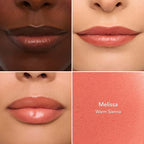 Thrive Causemetics Sheer Strength Hydrating Lip Tint Trio, Makeup Gift Set for Women, Long Lasting Hydration, Lightweight Moisturizing Tinted Lip Cream Formula, 3 Shades, Rowan, Kaisa, Melissa