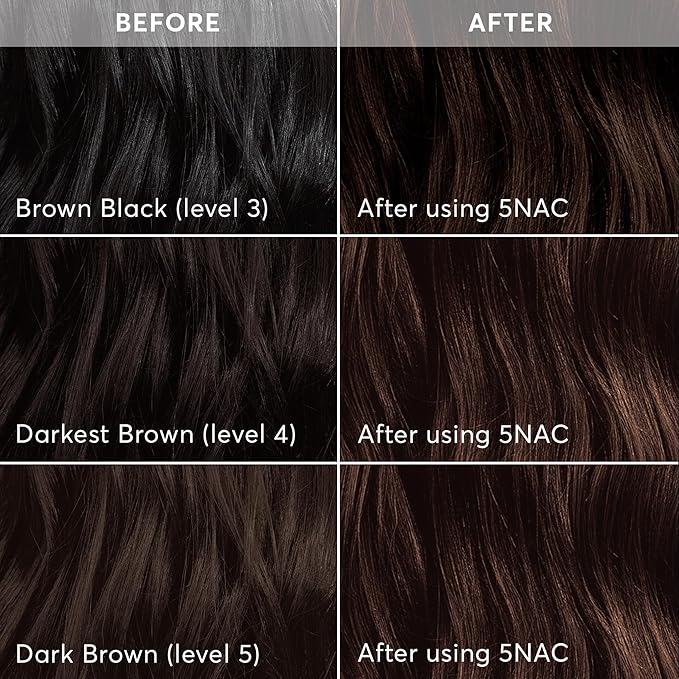 Madison Reed Radiant Hair Color Kit - 5NAC Dark Chocolate Brown with Copper-Auburn Undertones (Milano Brown), Dimensional Gray Hair Blending Permanent Hair Dye, PPD-Free & Ammonia-Free, 2 Pack