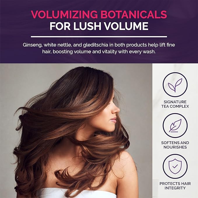 Pai-Shau Opulent Volume Cleanser and Conditioner Duo Set - Volumizing Cleanser and Conditioner for Thin Hair - Provides Improved Volume and Hydration - Shampoo for Women - 33.8 Fl Oz each