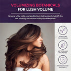 Pai-Shau Opulent Volume Cleanser and Conditioner Duo Set - Volumizing Cleanser and Conditioner for Thin Hair - Provides Improved Volume and Hydration - Shampoo for Women - 33.8 Fl Oz each