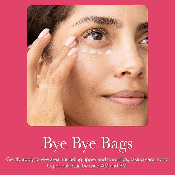 100% PURE Coffee Bean Caffeine Eye Cream Refresh & Hydrate Under Eye Treatment Reduce Puffiness, Dark Circles, Wrinkles with Green Tea, Rose Hip, Vitamin E - Youthful Vibrant Eyes - Vegan - 1 oz