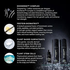 Caldera + Lab The Hair Care System | Men’s Bundle for Healthier, Fuller Hair, Scalp-Focused & Sulfate-Free – Shampoo, Conditioner & Serum Set, Dermatologically Tested