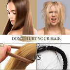 Nylon Hair Ties - No Damage,Strong Soft Cotton Hair Bands Accessories for Thick Hair 100PCS Ponytail Holders for Women Girls