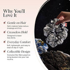 Kitsch x Star Wars R2-D2 & Stormtrooper Scrunchies for Women- Softer Than Silk Scrunchie - No Crease Hair Ties - Perfect For Day And Night Creaseless Hair Accessories for Girls | Ideal Gifts for Women