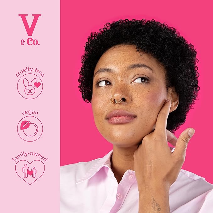 V&Co. Beauty Curly Pop Curl Defining Shampoo – Sulfate Free & Paraben Free Moisturizing Hair Care with Peptides, Amino Acids & Jojoba Oil for Hydration, Frizz Control & Healthy Curls – 12 fl oz