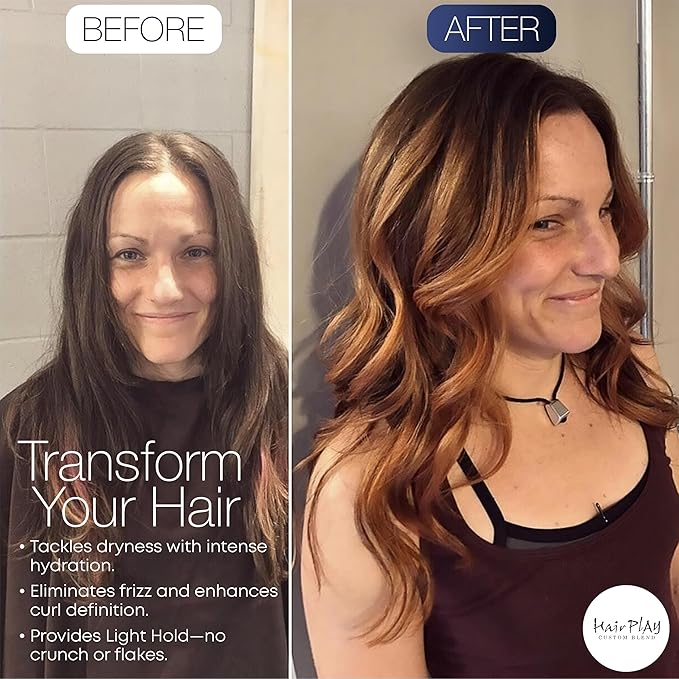 Hair Play Set #1 Hair Foam Mousse - Light Hold Styling Foam for Frizz Control - Volume Mousse for Fine Hair & Natural Straight Hair- Lightweight & Non-Greasy - Travel Size Hair Mousse - 8 Fl Oz