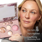 LAURA GELLER NEW YORK The Best of the Best Baked Palette - Full Size - Includes Bronzer, Blush, 2 Highlighters and 3 Eyeshadows - Travel-Friendly