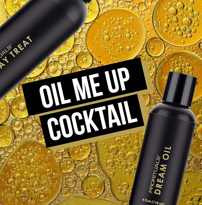 Prorituals Dream Oil - Lightweight, Hydrating Hair Oil, Adds Shine, Strengthens & Repairs Dry Hair, Vanilla Scent, 4 fl oz