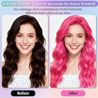 Pink hair spray,Hair spray temporary for Women Kids Men, Washable Temporary Hair Dye Spray，Spray hair color Non-Sticky，For Christmas Party, Halloween Crazy Hair Day,Cosplay Party (Pink, 4.06 oz)