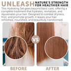 34 OZ Hydrating Shampoo & Conditioner Set for Dry, Damaged, Oily & Fine Hair | Strengthens Roots for Thicker, Stronger Hair, Nourishes Scalp, Reduces Breakage (Pack of 2)