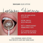 Runway Rogue Silk Glam Liquid Lipstick, Long Wear Frosted Classic Peachy-Nude Lipstick, ‘Paparazzi’