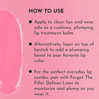 "LAWLESS Forget the Filler Lip Plumping Line-Smoothing Tinted Balm, Baby Doll, Pink, 0.09 Ounce"