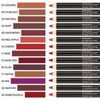 Radiant Professional Waterproof Lip Liner Pencil - Long Lasting Lip Liner for Defined Lips - Soft & Creamy Lipliner with Vitamin E - 1.20gr, (11 WINE)