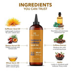 Botanic Hearth Hair Oil for Hair Growth | Strengthening Dry, Frizzy, Damaged Hair & Scalp Treatment | No Parabens or Harmful Sulfates | All Hair Types | Batana & Caffeine Hair Oil - 6.7 Fl Oz
