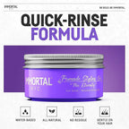 Immortal NYC Hair Styling Pomade - The Eternity, Extra Strong Hold, Low Shine, Water-Based, All Natural, No Residue, Men’s Pomade for All Hair Types