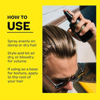 Byrd Sea Salt Surfspray, Salty Coconut Scent, Texturizing and Volumizing Sea Salt Spray for Men for Hydrated, Shiny Surfer Hair, Safe for All Hair Types, 8 Fl Oz, Pack of 2