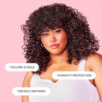 Cake Beauty Whipped Curl Defining & Volumizing Mousse – Aloe Vera Vitamin E for Flexible Hold - Vegan No Heat Curls Wavy Curly Hair Sulfate Cruelty Free Products For Women