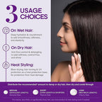 Hydrating Hair Serum – Keratin Hair Treatment for Dry, Frizzy, Damaged Hair – Biotin, Castor & Rosemary Oils – Anti‑Frizz, Heat Protectant & Split Ends Repair for Smooth, Shiny Hair, Pack of 2