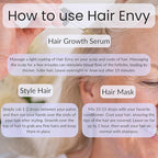 Vitality Extracts Hair Envy - Natural Hair Growth Serum - 100% Pure Essential Oils, 15 Plant Extracts, No Synthetics, No Parabens - Strengthen Hair, Minimize Breakage, Stimulate Follicles