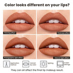 3-Pack Multicolor Matte Liquid Lipstick Set – Smoky Rose, Dusty Rose & Peachy Pink – Long-Lasting, Smudge-Proof, Waterproof – High-Pigment, Transfer-Resistant Colors for All-Day Wear