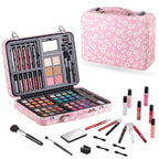 Hot Sugar Makeup Kit for Teenager Girls 10-12, All in One Beginner Makeup Kit for Women Full Kit, Teen Cosmetic Gift Set on Birthday Christmas (Pink Daisy)