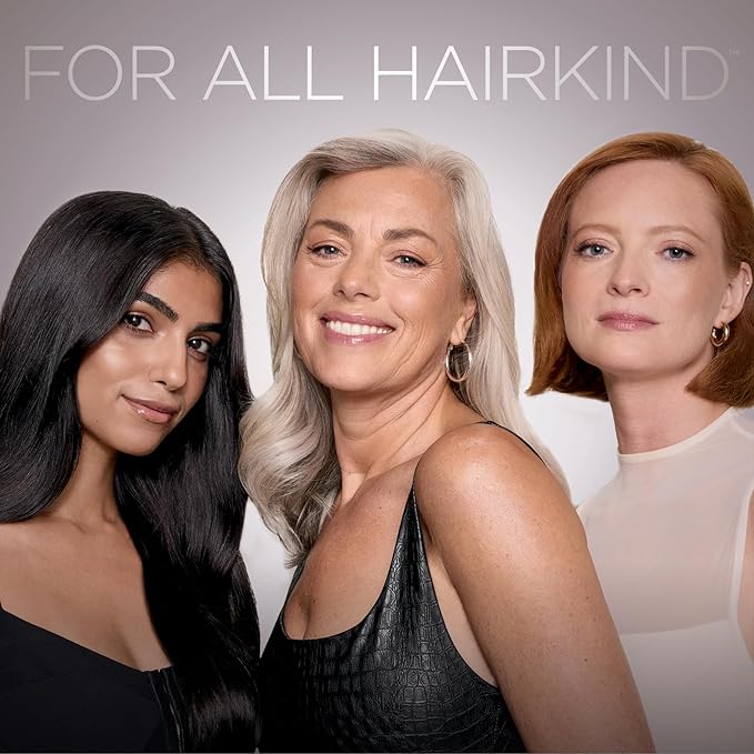 Shark FlexFusion Hair Straightener & Powerful Hair Dryer with Fusion Hair Brush, Ceramic Air Styler with Auto-Wrap Curlers & Concentrator, Ceramic Plates, Cosmic Blush HD641S