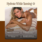 Tanning Club - Browning Lotion - Sun Tanning Accelerator with Kukui Nut, Argan, and Coconut Oils - Botanical Formula for Dark Tan - 150 mL