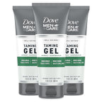 DOVE MEN + CARE Styling Gel 3 count Hair Taming Gel for a Strong Hold Hair Styling Product for Thicker and Healthier Looking Hair 7 oz