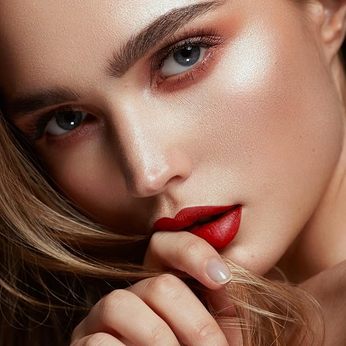 Multicolor Matte Liquid Lipstick Set 3Pc For Women Deep Red, Black, Classic Red Long-Lasting, Smudge-Proof, Waterproof – High-Pigment, Transfer-Resistant Colors for All-Day Wear