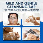 Vanicream Z Bar, Seborrheic Dermatitis & Anti-Dandruff Medicated Bar, 3.5 Oz, Formulated without Common Irritants for Sensitive Skin, 2% Pyrithione Zinc Helps Relieve Itching, Redness & Flaking