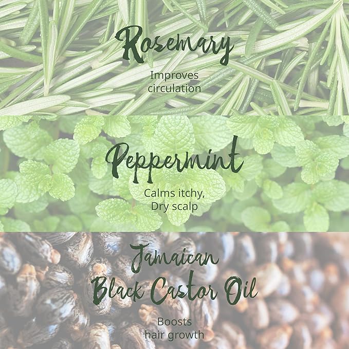 Tropic Isle Living Rosemary Mint Shampoo, 8 oz - Gently Cleanses and Nourishes Hair from Root to Tip, Free from Harmful Ingredients, Cruelty-Free, Suitable for All Hair Types