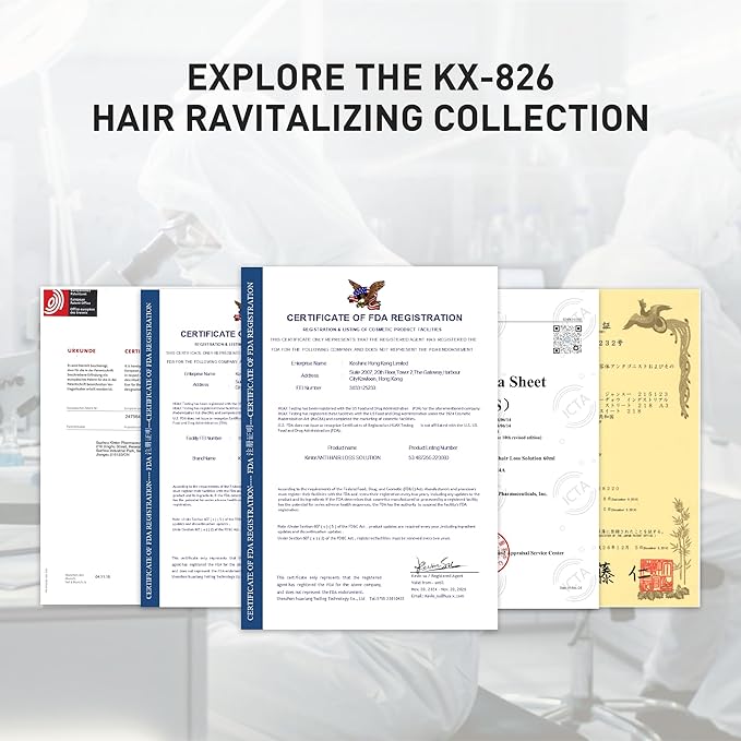 KINTOR 0.5% KX-826 Hair Growth Spray DHT Blocker Hair Regrowth Products,Nourish Hair follicles,Hair Oil Control Products For Men&Women,plant based 60ml