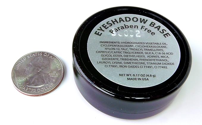 Matte Oil Absorbing Nude Beige Off White Translucent Eyeshadow Eyeliner Primer Base Under Eye Concealer Highlighter Single, Paraben Free, No Animal Testing & Cruelty Free, Made in the USA