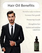 Ginger Rosemary Hair Oil 2 Fl Oz | Nourish, Strengthen, Shine, and Revitalize for Healthy Hair Growth and Scalp Renewal