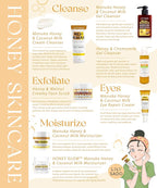 LILY SADO HONEY WALNUT Creamy Face Scrub - Best Exfoliating Facial Cleanser for Women & Men - Gently Exfoliates, Softens & Energizes Skin, Treats Acne, Reduces Pore Size - For All Skin Types - 4 oz