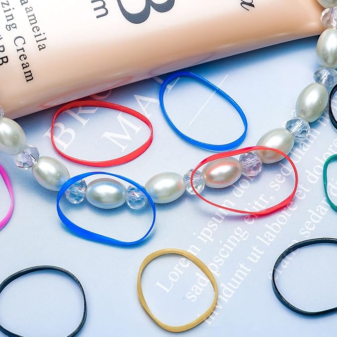 1000PCS Hair Rubber Bands(deep color)