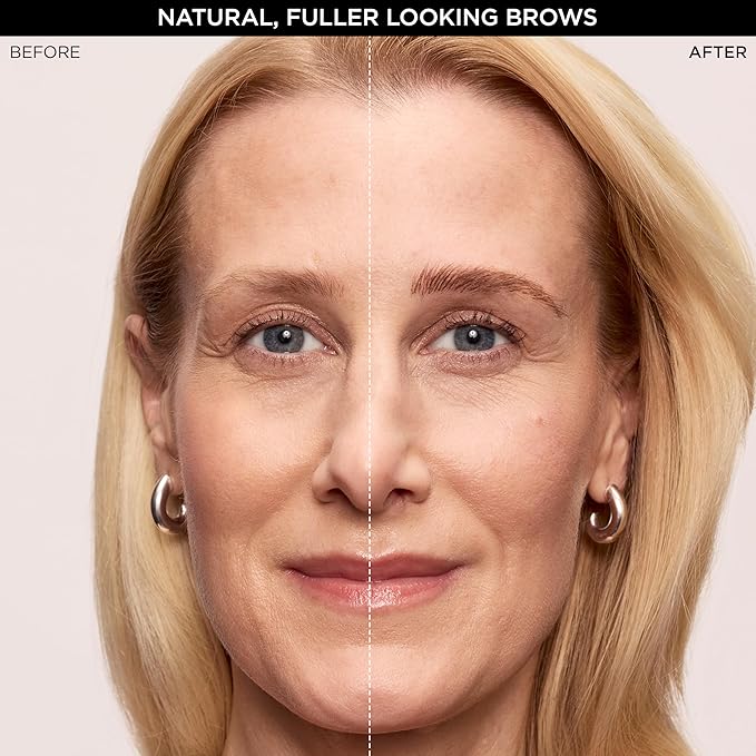 L'Oreal Paris Faux Brow, Hair-Like, Filling Eyebrow Pen with Double-Brush Tip, Fast & Precise Eyebrow Makeup, Blonde, 0.04 Fl Oz