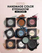 Black Eyeshadow Handmade Goth Eye Sahdow Makeup Palette for Halloween Pigmented Long Lasting Black Matte Eyeshadow-1Black