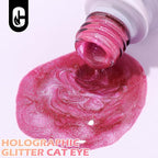 Clara Colors Magnetic Nail Polish, 12 Colors Pink Red Purple Brown Holographic Cat Eye Gel Nail Polish Set with Magnets Black White Base Top Coat Gel Soak Off Led Nail Art Manicure Salon DIY Gifts