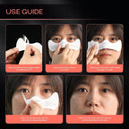 Rose Gold Glitter Freckles Face Tattoo, Sparkle Face Glitter Speckles, 4pcs Makeup Patches