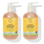California Baby Calendula Baby Shampoo + Baby Wash | 100% Plant-Based | Soothing Lavender Body Wash | Sensitive Skin | Hypoallergenic | 19 oz (2-Pack)