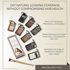 Joan Rivers Great Hair Day Root Touch Up Powder – Fill-in Powder for Thicker, Fuller Looking Hair (Salt Pepper)