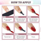 JODSONE 36 PCS Gel Nail Polish Set-32 Colors Gel Polish Kit Base Coat Glossy Matte and Glitter Top Coat Nail Polish Set Green Blue Red Pink Collection Gifts for Women